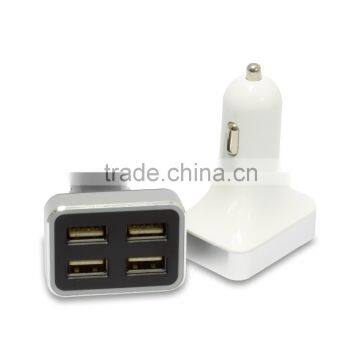 Universal Smart Fuse Circuit-Breaker Protection 4 port USB 5V 6.2A 5.8A Car Charger For Mobile Phones Tablet PC