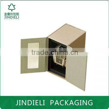 double door opened cardboard watch box packaging