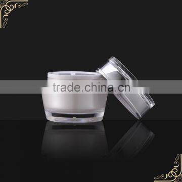 Wholesale Empty cosmetic plastic cream jar,cosmetics cream empty jar