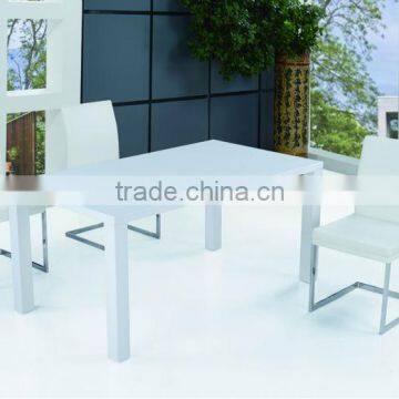 High Quality MDF & Glass Modern Dining Table photo-2