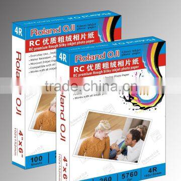 Direct Supply From China 260g Roland Oji 4R RC Pearl Photo Paper