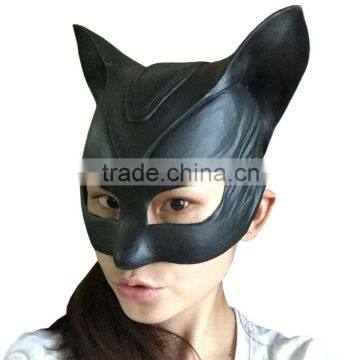 Halloween Women cosplay Party mask Catwoman Latex Mask rubber mask halloween props