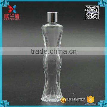 Wholesale 40ml Eco-friendly Feature Mermaid Shaped Glass Wine Bottle