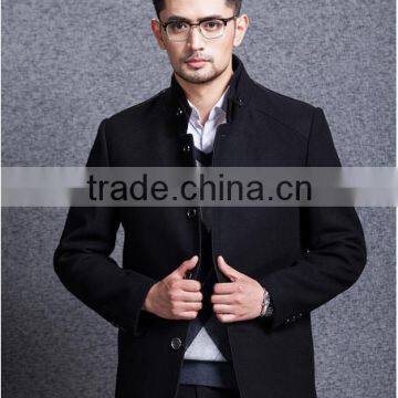 The Spring and Autumn Period and the New Men's Windbreaker Business Men's Wear Brand Cashmere Cloth Coat photo-3