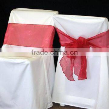 200GSM thick polyester banquet chair cover for wedding banquet hotel/ wrinkle and stain resistant