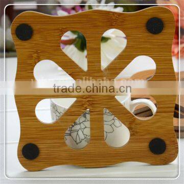 Thai Solid Wood Cup Pad by Handmade
