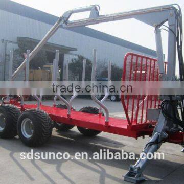 ZM Series Log Trailer Crane ZM12006,Timber Trailer With Crane,Tractor Mounted Model((1 Ton,3 Ton,5 Ton,8 Ton,10ton,12 Ton) ) photo-2