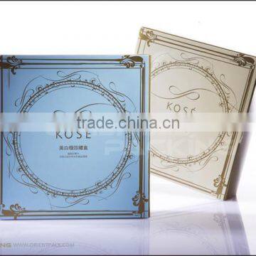 Folding paper cosmetic box