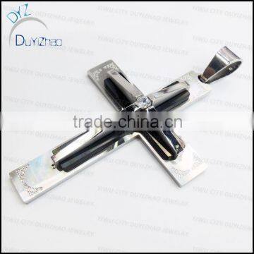 mixed color stainless steel jewelry big cross pendant