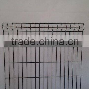 PVC coated wire mesh fence panel