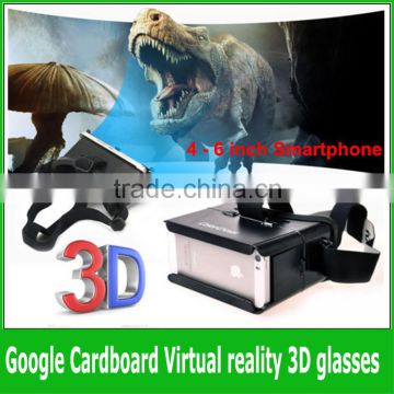 New 3D Glasses ColorCross Universal Google Virtual Reality 3D Video Glasses for 4~6" Smartphones Cardboard VR Oculus Rift