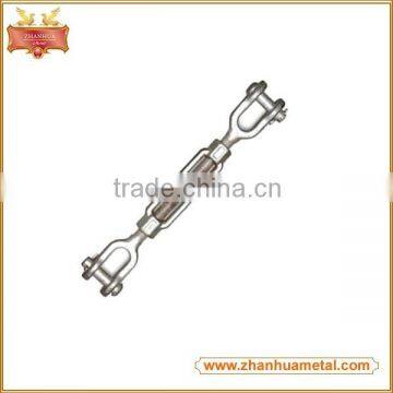 US Type Carbon Steel Drop Forged Galvanized Jaw & Jaw Turnbuckle