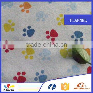 wholesale high quality print cotton flannel flame retardant children's fabric