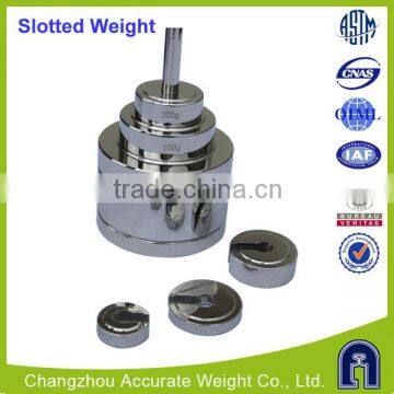 Slotted Weight for teaching instrument