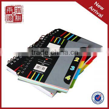 recycled PP material cover 5 subject notebook