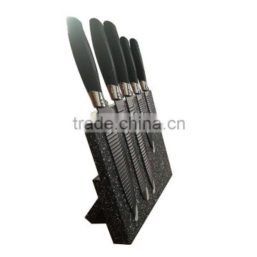 new design 6 piece knife knifes with magnetic knife holder