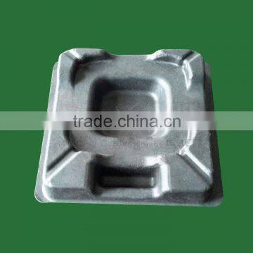 Eco-friendly Recyclable Hot Pressing Molded Bamboo Pulp Packaging photo-3