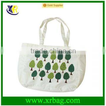 Custom cheap white cotton tote bag