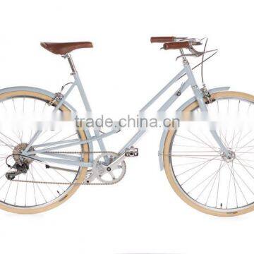 Retro style lady city bike 7 speed good quality ladies city bike fixie bicycle                        
                                                Quality Choice