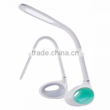 Kids Fashion Touch 256 Color Changing Flexible Goose Neck Shape Arm LED Desk Light Gooneneck Reading Table Lamp With Night Light photo-6