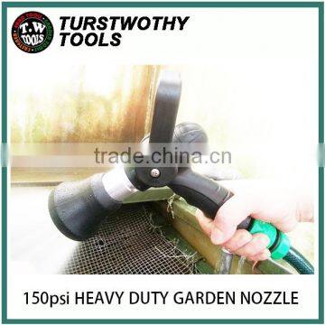 150PSI Aluminum body Rubber fire man heavy duty level flow control garden Nozzle