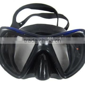 Low volume design adult silicone diving mask for scuba diving equipments underwater sports