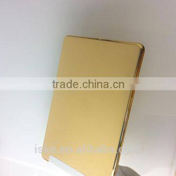 2016 new product shiny gold for ipad mini gold housing 24k