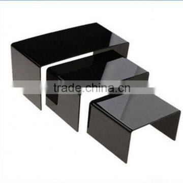 Made In China Wholesale 3 Tiers Acrylic Shoe Display Stand/Shoe Stand Holder