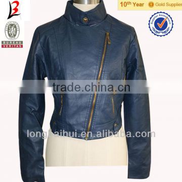 pu leather jacket garments for lady 03