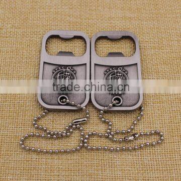 Metal alloy skull custom shape dog tag