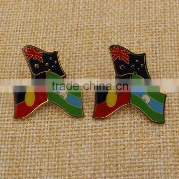 Promotional Custom Metal Swiss Butterfly Clutch Pin Back