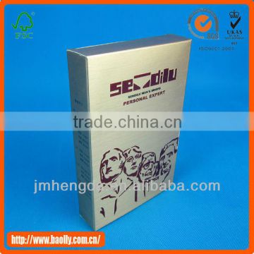 Double Side Printing Embossing Flat Pack Packaging Boxes With Window