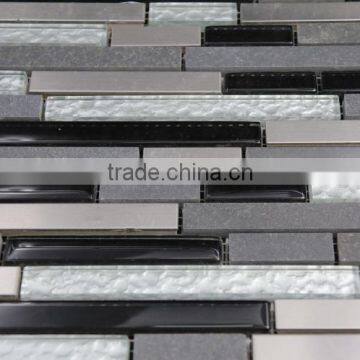 Mix Color Mosaic Strips Tiles photo-2