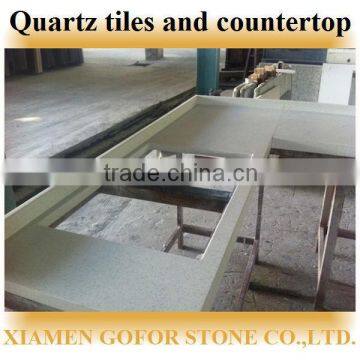 Quartz tiles and countertops