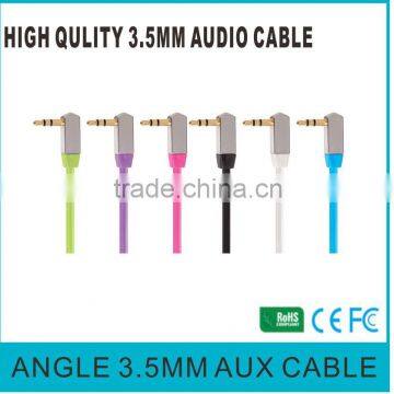 3.5mm stereo audio extension cable 3.5 ANGLE plug cable