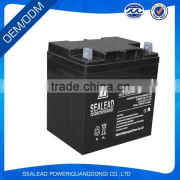 quality assured 12v 24AH solar battery for backup solar/wind system