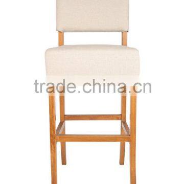 Wood Frame Line Fabric Hot-selling Bar Chair photo-2