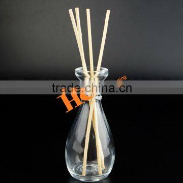 Oval Aromatherapy Reed Diffuser Fragrance Glass Bottle 70ml