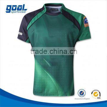 Full sublimation new pattern rugby jersey long sleeve