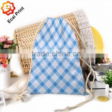 New Model High Quality Digital Printing Custom Made Drawstring Bag