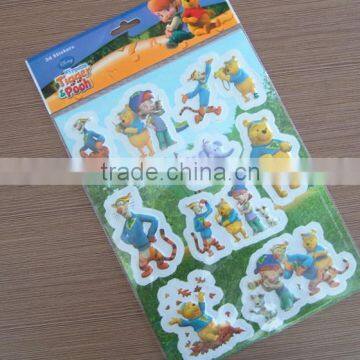 kids cute cartoon 3d pvc sticker,pvc sticker paper,3d pvc floor sticker