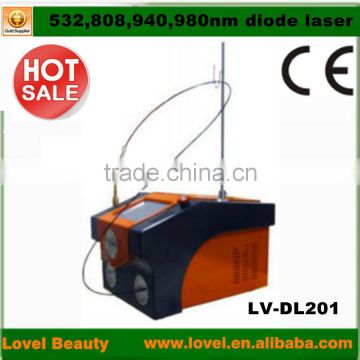 security equipment laser diodo optic fiber 532,808,940,980nm, vascular removal machine