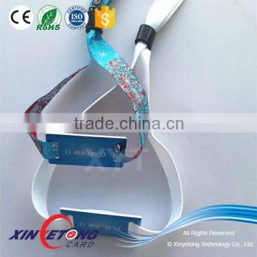 RFID wristband with chips for marathon item identification control