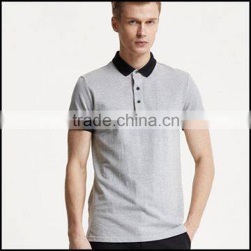 Lastest shirt designs for men and Polo Shirt With Rib Collar or Solid Color Polo Shirt with low prices made in China