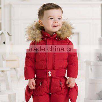 DB980 dave bella 2014 autumn winter infant clothes baby one-piece baby sleeping wear baby winter romper bosysuit