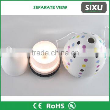 Aromatherapy Aroma Diffuser Humidifier LED Ceramic Mist Air Purifier