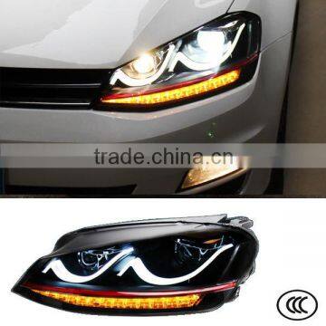 12V Head Lights Car LED Headlights For Volkswagen VW Golf 7 2012 2013 2014 Head Lamp                        
                                                Quality Choice