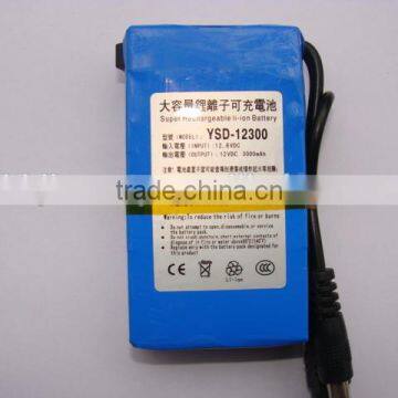 portable 12v rechargeable lithium battery for CCTV