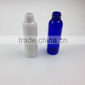 50ml wholesale clear round plastic pet bottle ,empty cosmetic packaging plastic PET bottle for skin care made in china