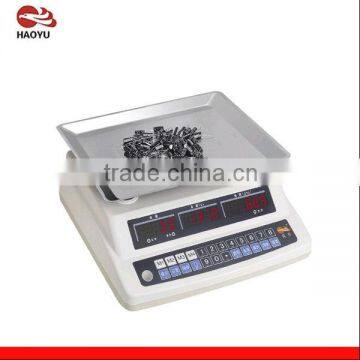 electronic weighing scale, counting the quantity